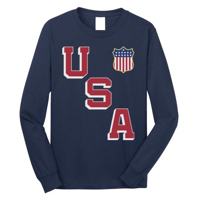 USA Soccer American Team Jersey Long Sleeve Shirt