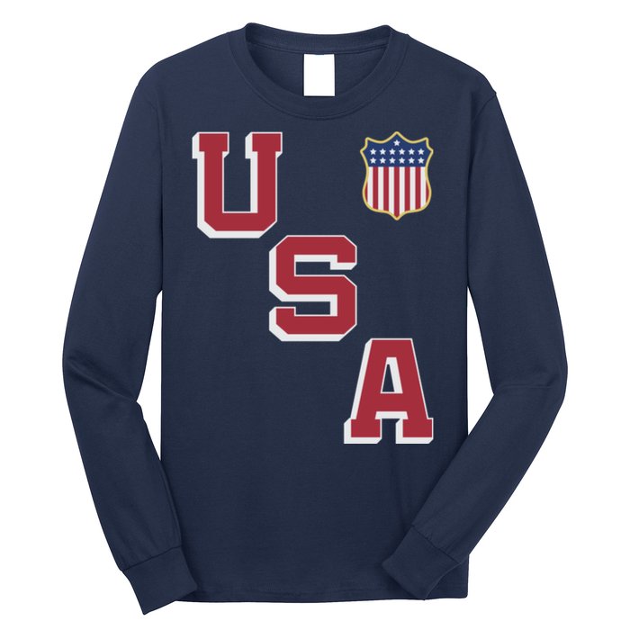 USA Soccer American Team Jersey Long Sleeve Shirt