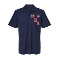 USA Soccer American Team Jersey Softstyle Adult Sport Polo