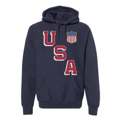 USA Soccer American Team Jersey Premium Hoodie