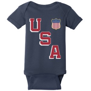 USA Soccer American Team Jersey Baby Bodysuit