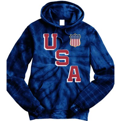 USA Soccer American Team Jersey Tie Dye Hoodie