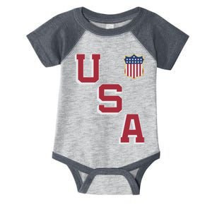 USA Soccer American Team Jersey Infant Baby Jersey Bodysuit