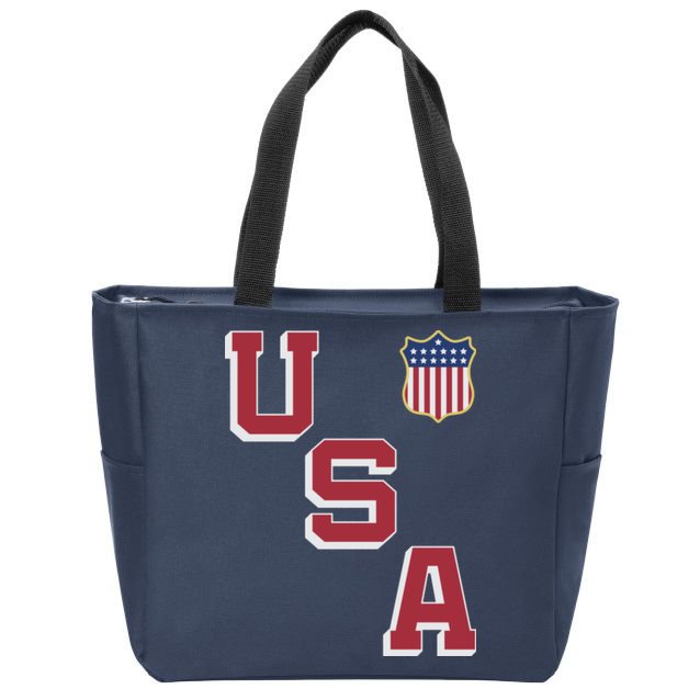 USA Soccer American Team Jersey Zip Tote Bag