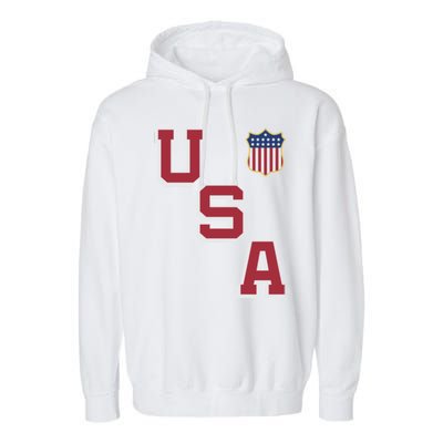 USA Soccer American Team Jersey Garment-Dyed Fleece Hoodie