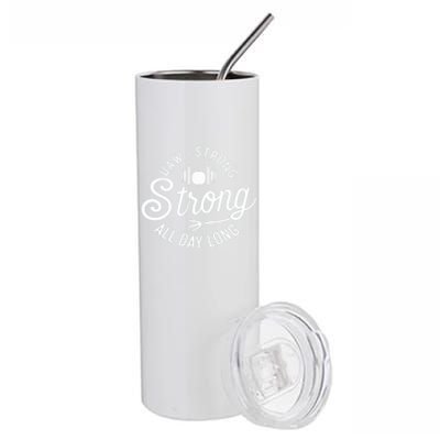 Uaw Strong All Day Long Stainless Steel Tumbler