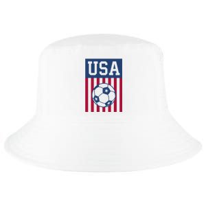 Usa Soccer American Soccer Fan Cool Comfort Performance Bucket Hat