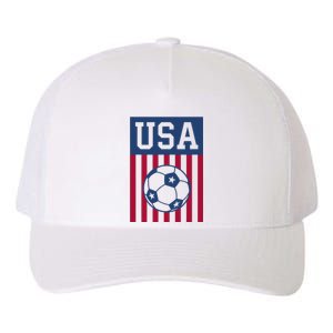 Usa Soccer American Soccer Fan Yupoong Adult 5-Panel Trucker Hat