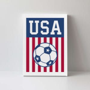 Usa Soccer American Soccer Fan Canvas