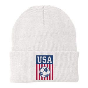 Usa Soccer American Soccer Fan Knit Cap Winter Beanie