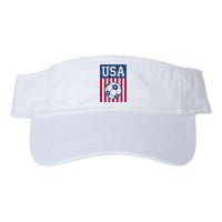 Usa Soccer American Soccer Fan Valucap Bio-Washed Visor