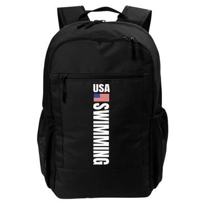 Usa Swimming American Flag Swim Sport Team Backpack