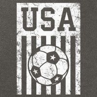 Usa Soccer American Flag American Soccer Fan Cotton Canvas Backpack