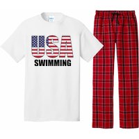 Usa Swimming American Flag Team Sport Support Pajama Set