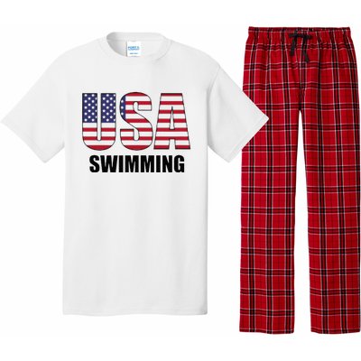 Usa Swimming American Flag Team Sport Support Pajama Set