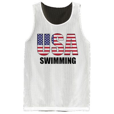 Usa Swimming American Flag Team Sport Support Mesh Reversible Basketball Jersey Tank