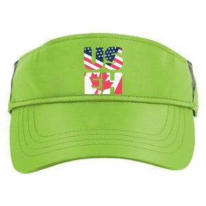 United States And Canada Saying Adult Drive Performance Visor