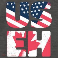 United States And Canada Saying Vector Backpack