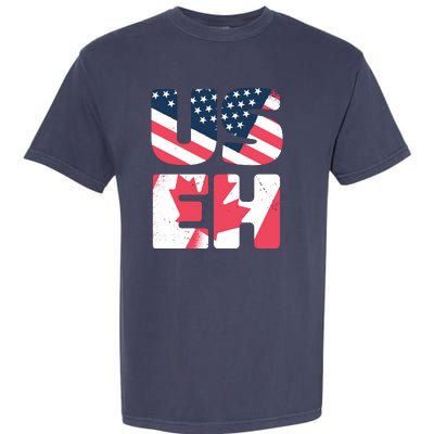 United States And Canada Saying Garment-Dyed Heavyweight T-Shirt