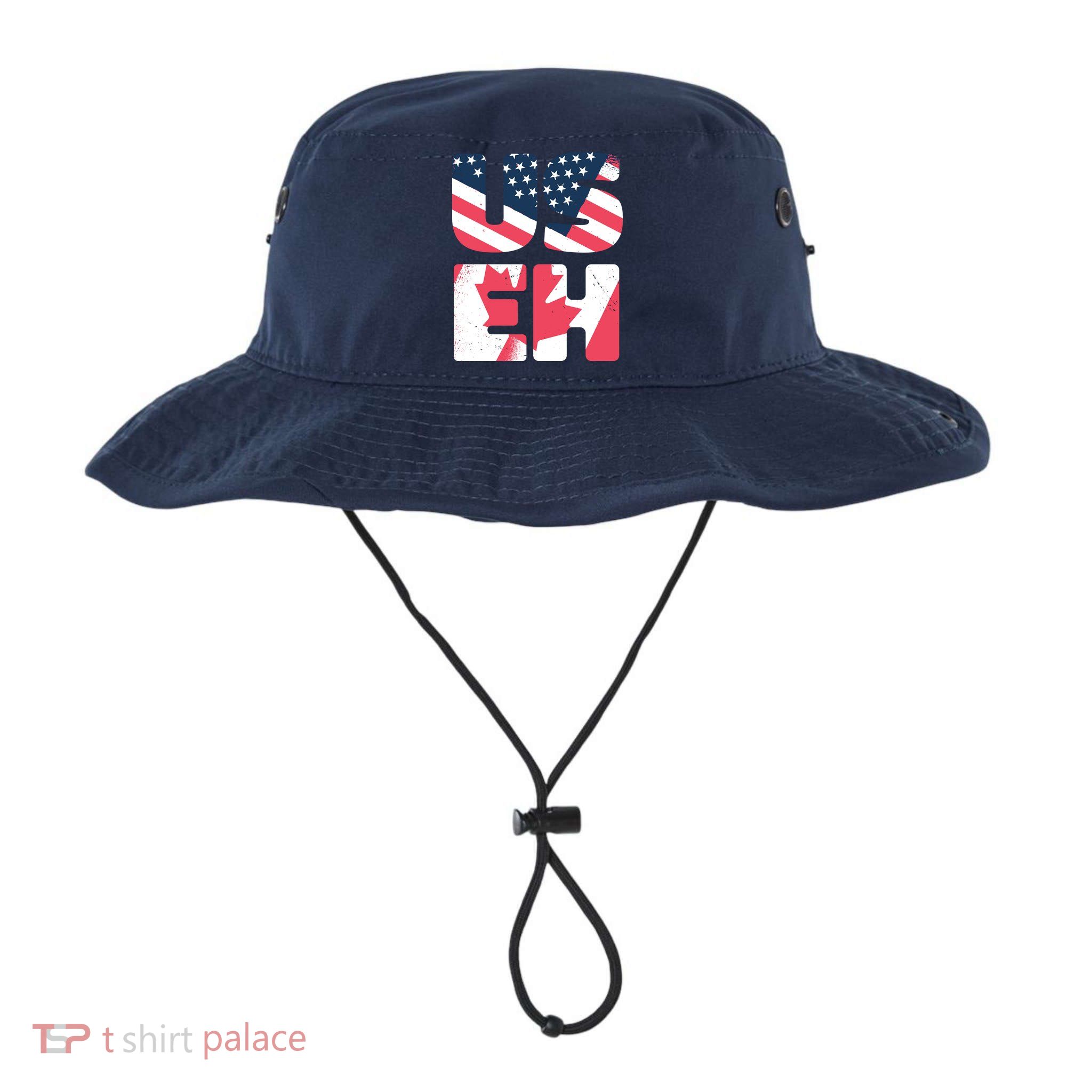 United States And Canada Saying Legacy Cool Fit Booney Bucket Hat