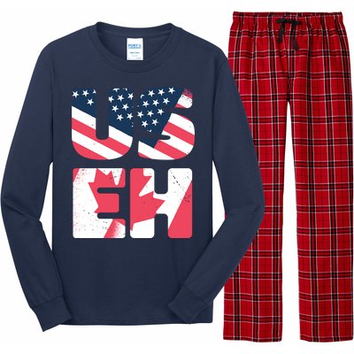 United States And Canada Saying Long Sleeve Pajama Set