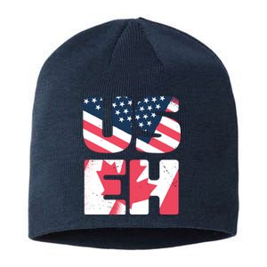 United States And Canada Saying Sustainable Beanie