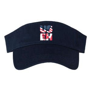 United States And Canada Saying Valucap Bio-Washed Visor