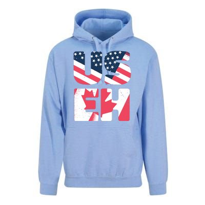 United States And Canada Saying Unisex Surf Hoodie