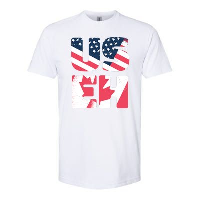 United States And Canada Saying Softstyle CVC T-Shirt