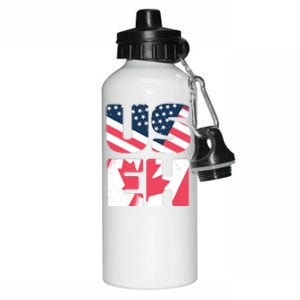 United States And Canada Saying Aluminum Water Bottle