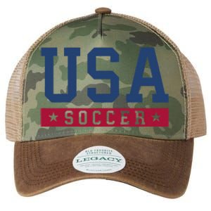 Usa Soccer American Soccer Fan Legacy Tie Dye Trucker Hat