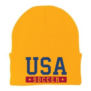 Usa Soccer American Soccer Fan Knit Cap Winter Beanie