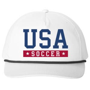 Usa Soccer American Soccer Fan Snapback Five-Panel Rope Hat