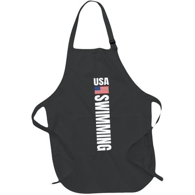 Usa Swimming American Flag Swim Sport Team Apron