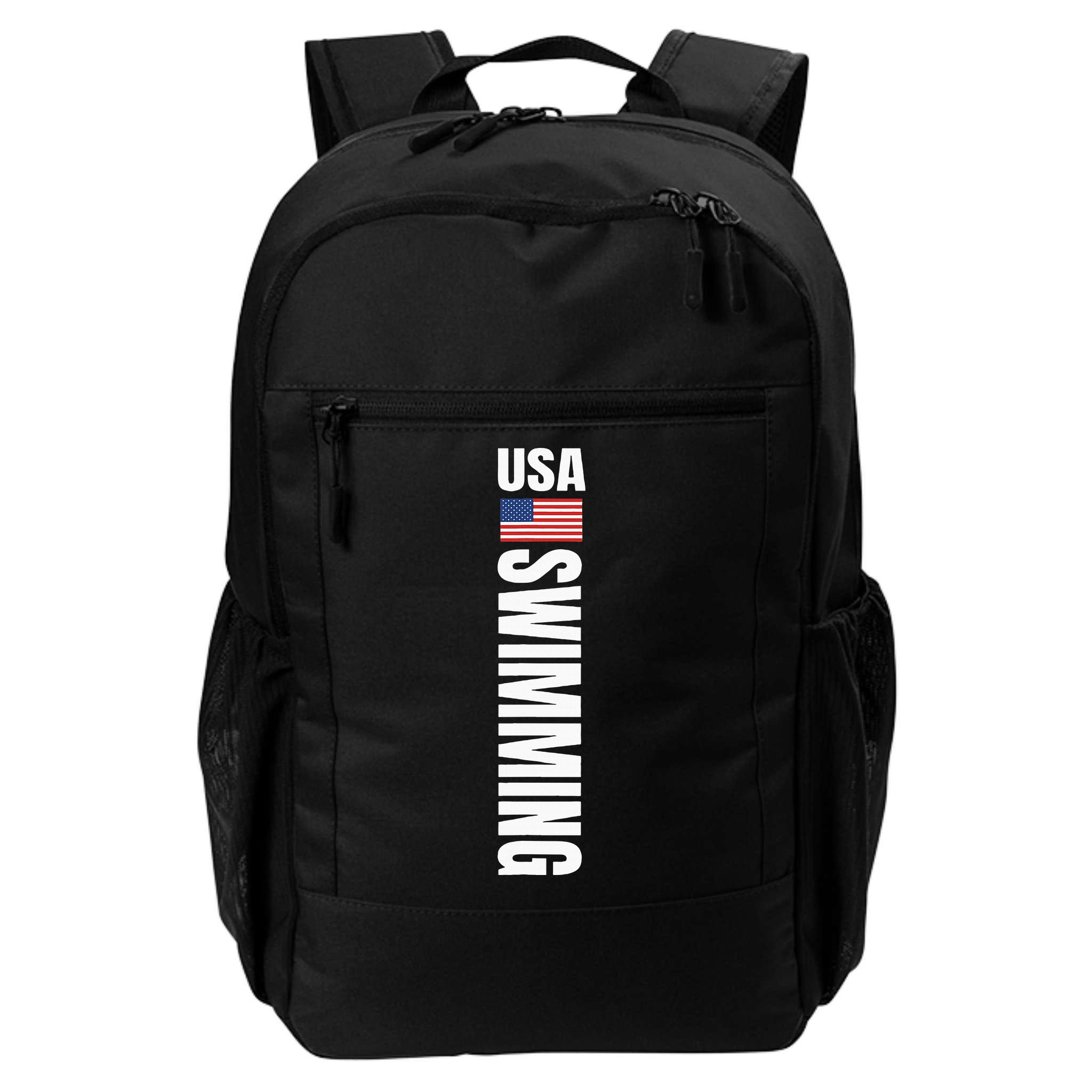 Usa Swimming American Flag Swim Sport Team Backpack