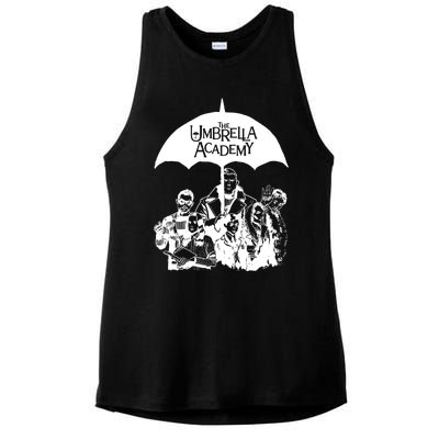 Umbrella Sketch Academy Ladies PosiCharge Tri-Blend Wicking Tank