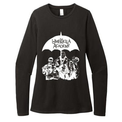 Umbrella Sketch Academy Womens CVC Long Sleeve Shirt