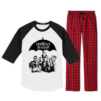 Umbrella Sketch Academy Raglan Sleeve Pajama Set