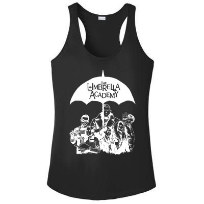 Umbrella Sketch Academy Ladies PosiCharge Competitor Racerback Tank