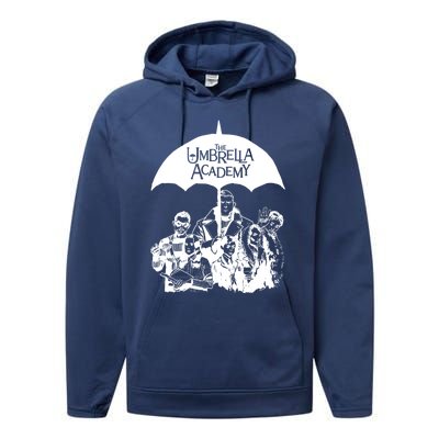 Umbrella Sketch Academy Performance Fleece Hoodie