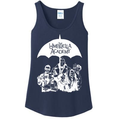 Umbrella Sketch Academy Ladies Essential Tank