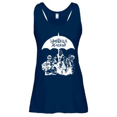 Umbrella Sketch Academy Ladies Essential Flowy Tank