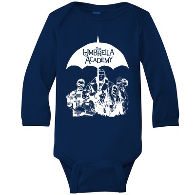 Umbrella Sketch Academy Baby Long Sleeve Bodysuit