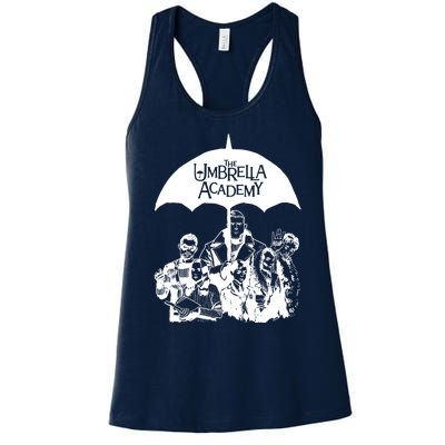 Umbrella Sketch Academy Women's Racerback Tank