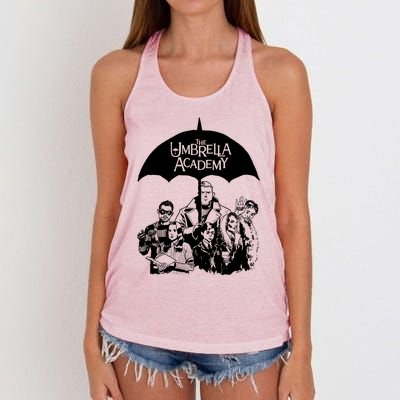 Umbrella Sketch Academy Women's Knotted Racerback Tank