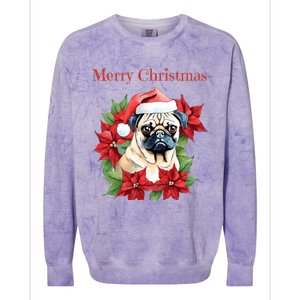 Ugly Sweater All I Want For Christmas Is My Pug Xmas Gift Colorblast Crewneck Sweatshirt