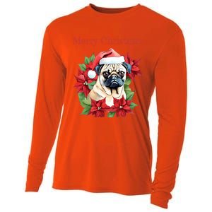 Ugly Sweater All I Want For Christmas Is My Pug Xmas Gift Cooling Performance Long Sleeve Crew