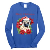 Ugly Sweater All I Want For Christmas Is My Pug Xmas Gift Long Sleeve Shirt