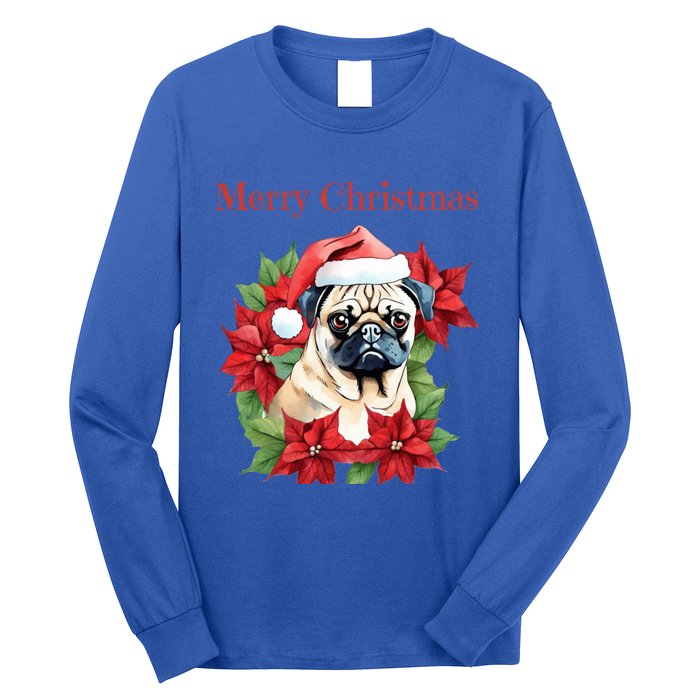 Ugly Sweater All I Want For Christmas Is My Pug Xmas Gift Long Sleeve Shirt