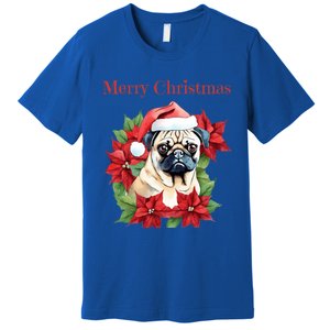 Ugly Sweater All I Want For Christmas Is My Pug Xmas Gift Premium T-Shirt